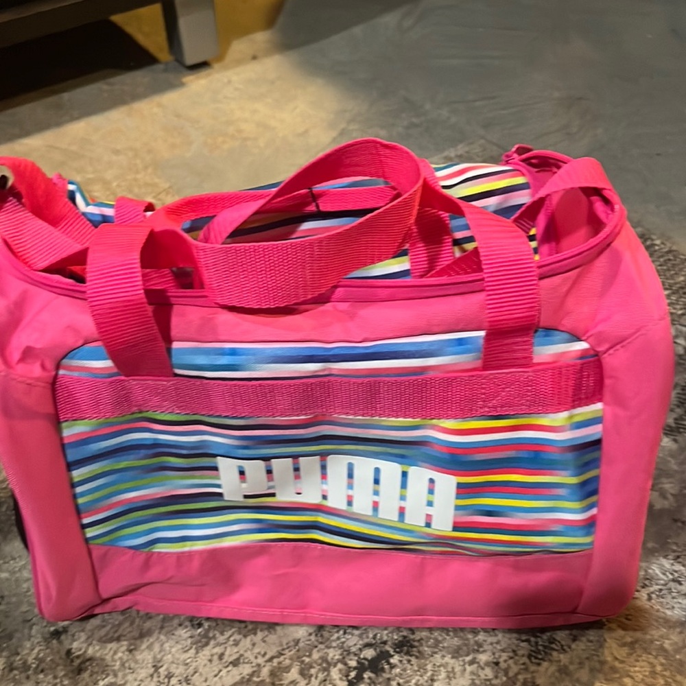 rainbow duffel bag